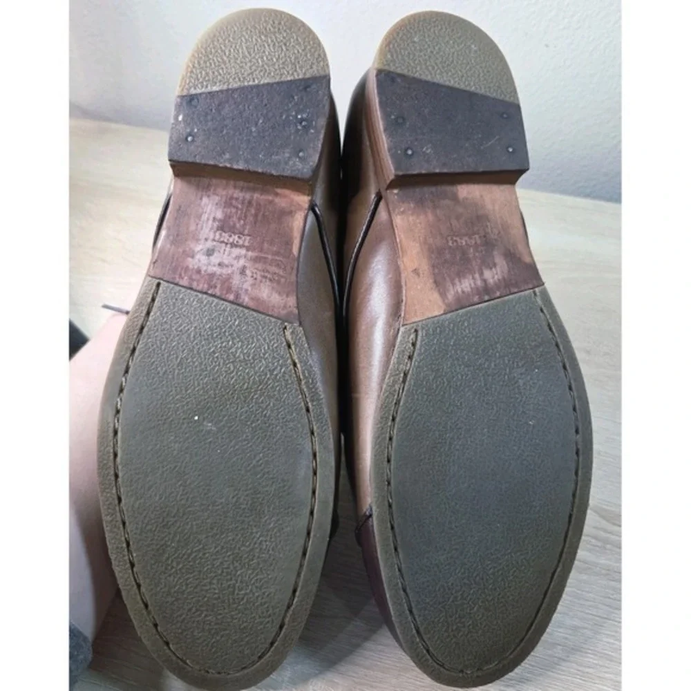 1883 by Wolverine Leather‎ Oxford Shoes Brown Cap Toe Lace Up Size 10